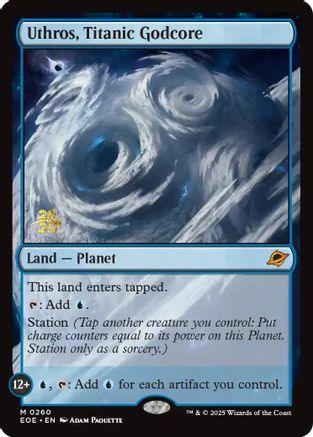 Uthros, Titanic Godcore (PRE-260) [Prerelease Cards] Foil