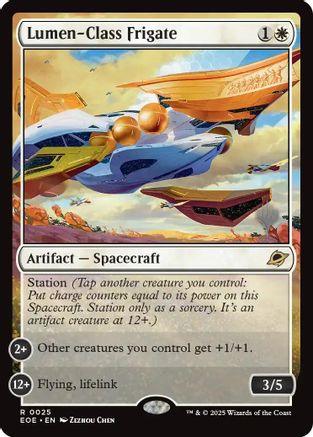 Lumen-Class Frigate (PPEOE-025) [Promo Pack: Edge of Eternities] Foil