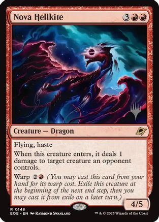 Nova Hellkite (PPEOE-148) [Promo Pack: Edge of Eternities] Foil