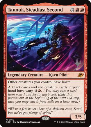 Tannuk, Steadfast Second (PPEOE-162) [Promo Pack: Edge of Eternities] Foil
