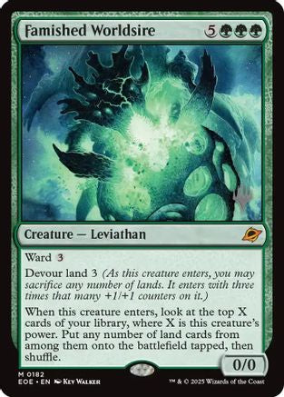 Famished Worldsire (PPEOE-182) [Promo Pack: Edge of Eternities]