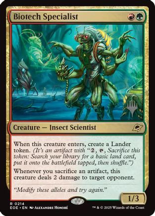 Biotech Specialist (PPEOE-214) [Promo Pack: Edge of Eternities] Foil