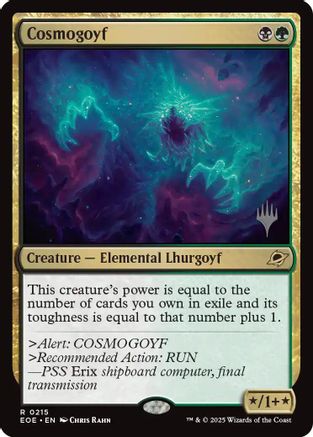 Cosmogoyf (PPEOE-215) [Promo Pack: Edge of Eternities] Foil