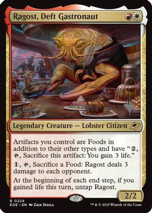 Ragost, Deft Gastronaut (PPEOE-224) [Promo Pack: Edge of Eternities] Foil