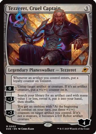 Tezzeret, Cruel Captain (PPEOE-002) [Promo Pack: Edge of Eternities]