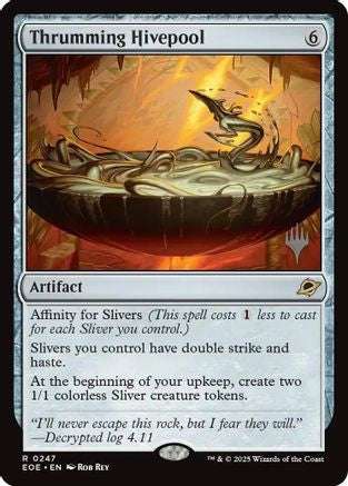 Thrumming Hivepool (PPEOE-247) [Promo Pack: Edge of Eternities] Foil