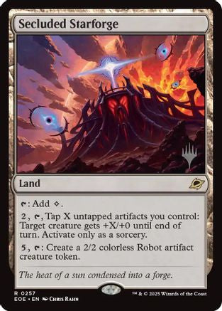 Secluded Starforge (PPEOE-257) [Promo Pack: Edge of Eternities] Foil