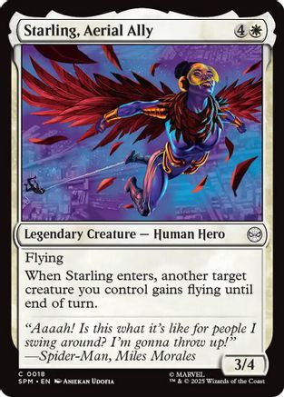 Starling, Aerial Ally (SPM-018) [Marvel's Spider-Man]