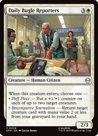 Daily Bugle Reporters (SPM-006) [Marvel's Spider-Man]