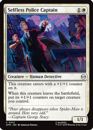 Selfless Police Captain (SPM-012) [Marvel's Spider-Man]