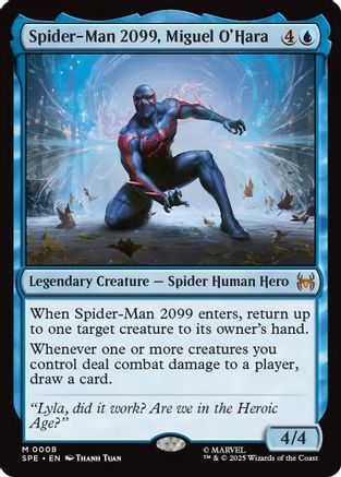 Spider-Man 2099, Miguel O'Hara (SPE-008) [Marvel's Spider-Man: Eternal-Legal] Foil