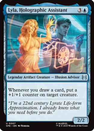 Lyla, Holographic Assistant (SPE-007) [Marvel's Spider-Man: Eternal-Legal] Foil