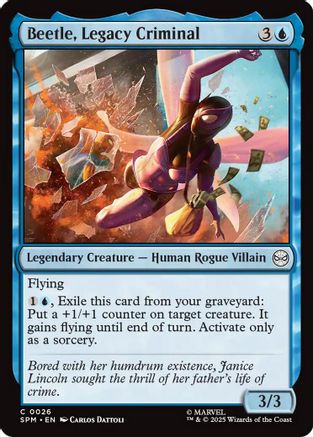 Beetle, Legacy Criminal (SPM-026) [Marvel's Spider-Man] Foil