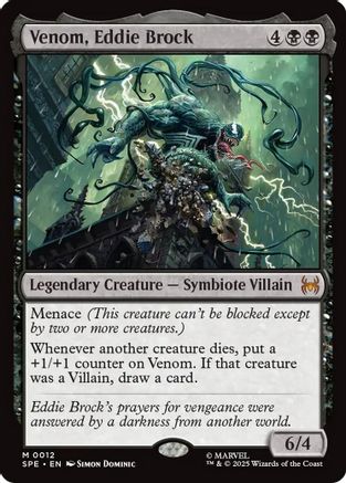 Venom, Eddie Brock (SPE-012) [Marvel's Spider-Man: Eternal-Legal] Foil