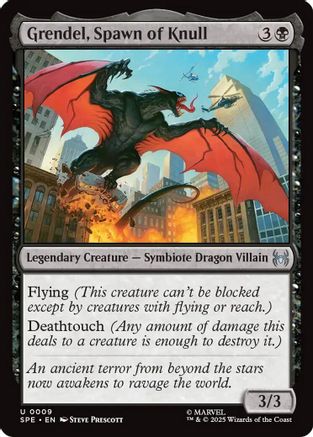 Grendel, Spawn of Knull (SPE-009) [Marvel's Spider-Man: Eternal-Legal] Foil