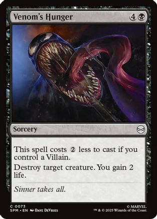 Venom's Hunger (SPM-073) [Marvel's Spider-Man]
