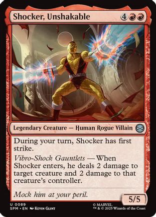 Shocker, Unshakable (SPM-089) [Marvel's Spider-Man]