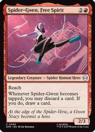 Spider-Gwen, Free Spirit (SPM-090) [Marvel's Spider-Man] Foil