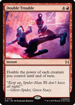 Double Trouble (SPE-013) [Marvel's Spider-Man: Eternal-Legal] Foil