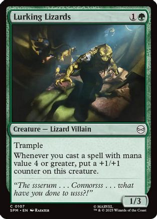 Lurking Lizards (SPM-107) [Marvel's Spider-Man]