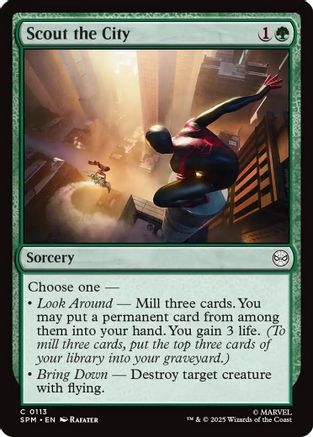 Scout the City (SPM-113) [Marvel's Spider-Man] Foil
