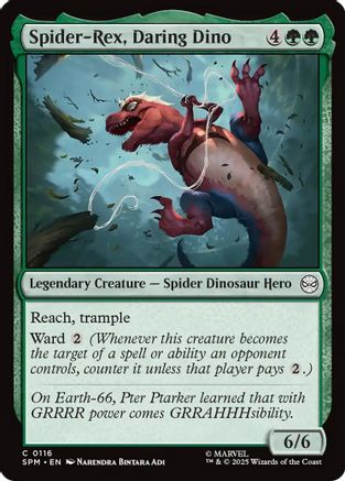Spider-Rex, Daring Dino (SPM-116) [Marvel's Spider-Man] Foil