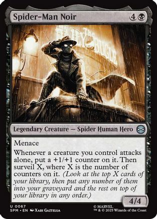 Spider-Man Noir (SPM-067) [Marvel's Spider-Man] Foil