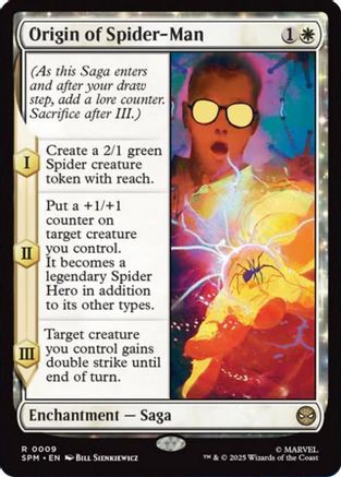 Origin of Spider-Man (SPM-009) [Marvel's Spider-Man] Foil