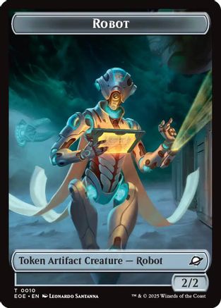 Robot // Lander (0006) Double-Sided Token (EOE-10 // 6) [Edge of Eternities] Foil