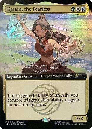 Katara, the Fearless (Extended Art) (MEDIA-003) [Media Promos] Foil
