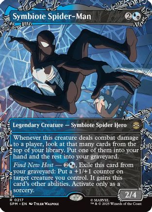 Symbiote Spider-Man (Borderless) (SPM-217) [Marvel's Spider-Man]
