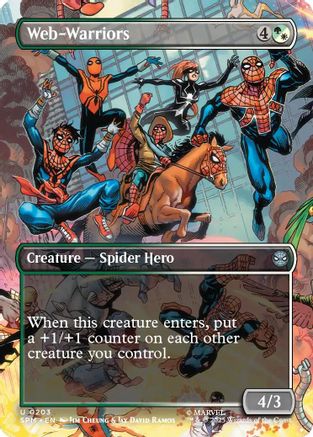 Web-Warriors (Borderless) (SPM-203) [Marvel's Spider-Man]