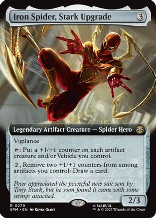 Iron Spider, Stark Upgrade (Extended Art) (SPM-279) [Marvel's Spider-Man] Foil