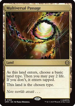 Multiversal Passage (SPM-180) [Marvel's Spider-Man] Foil