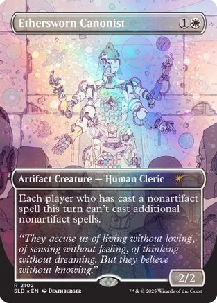 Ethersworn Canonist (Galaxy Foil) (SLD-2102) [Secret Lair Drop Series] Foil