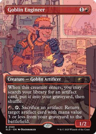 Goblin Engineer (SLD-2103) [Secret Lair Drop Series]