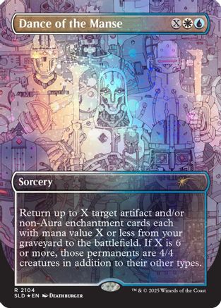 Dance of the Manse (Galaxy Foil) (SLD-2104) [Secret Lair Drop Series] Foil