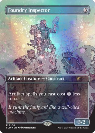Foundry Inspector (Galaxy Foil) (SLD-2106) [Secret Lair Drop Series] Foil