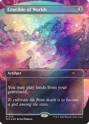 Crucible of Worlds (SLD-2110) (Galaxy Foil) [Secret Lair Drop Series] Foil