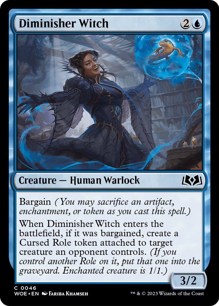 Diminisher Witch (WOE-046) [Wilds of Eldraine] Foil