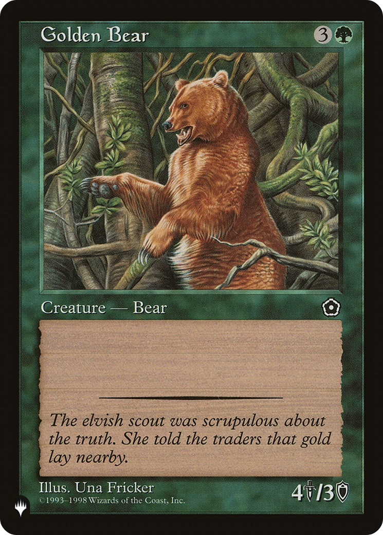 Golden Bear (LIST-P02-127) [The List]