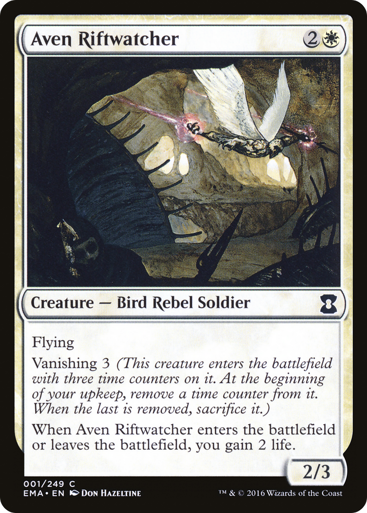 Aven Riftwatcher (EMA-001) [Eternal Masters] Foil