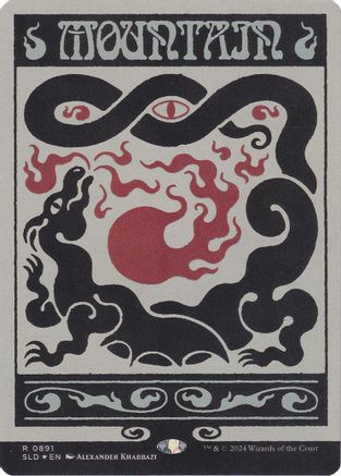 Mountain (SLD-891) (Rainbow Foil) [Secret Lair Drop Series] Foil
