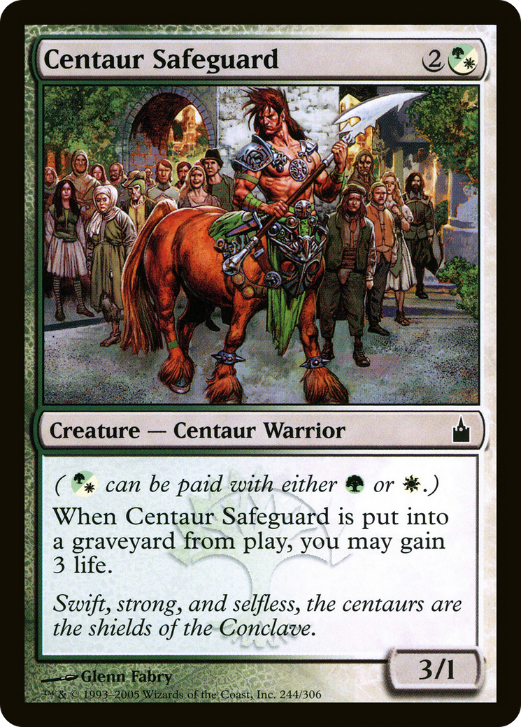 Centaur Safeguard (RAV-244) [Ravnica: City of Guilds]