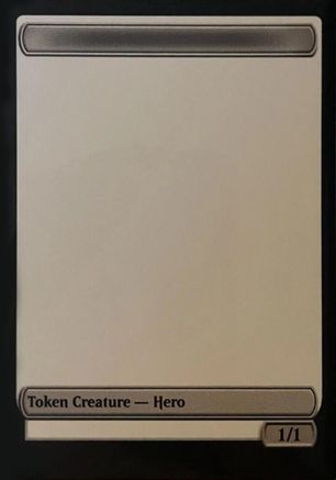 Blank Hero Token [Unique and Miscellaneous Promos]