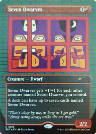 Seven Dwarves (SLD-818) (Rainbow Foil) [Secret Lair Drop Series] Foil