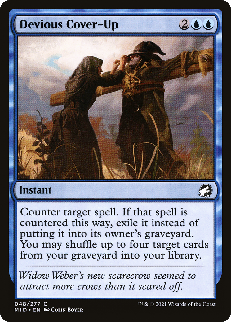 Devious Cover-Up (MID-048) [Innistrad: Midnight Hunt]