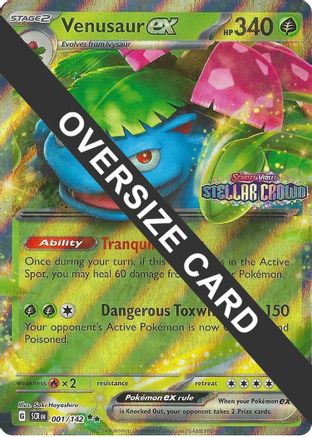 Venusaur ex (001) [Jumbo Cards] Holofoil - Double Rare