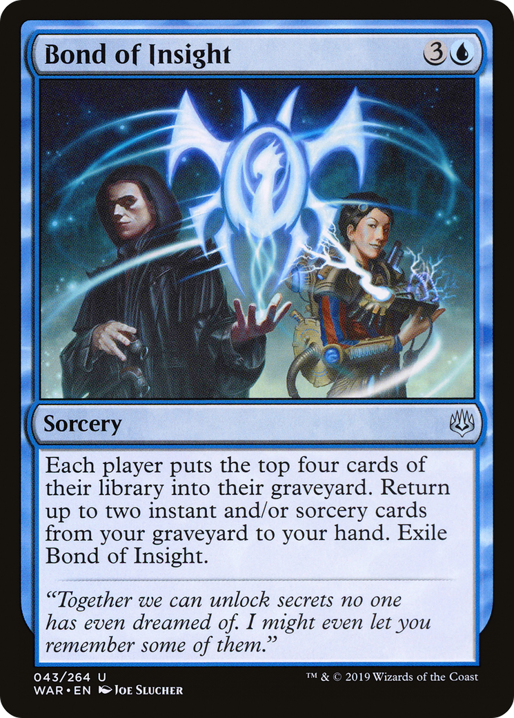 Bond of Insight (WAR-043) [War of the Spark] Foil
