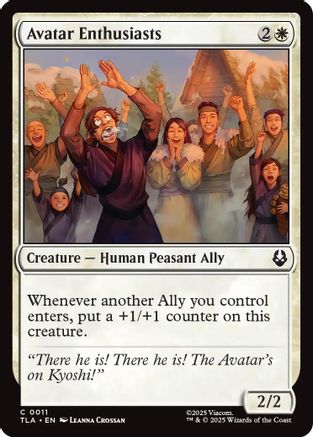 Avatar Enthusiasts (TLA-011) [Avatar: The Last Airbender] Foil
